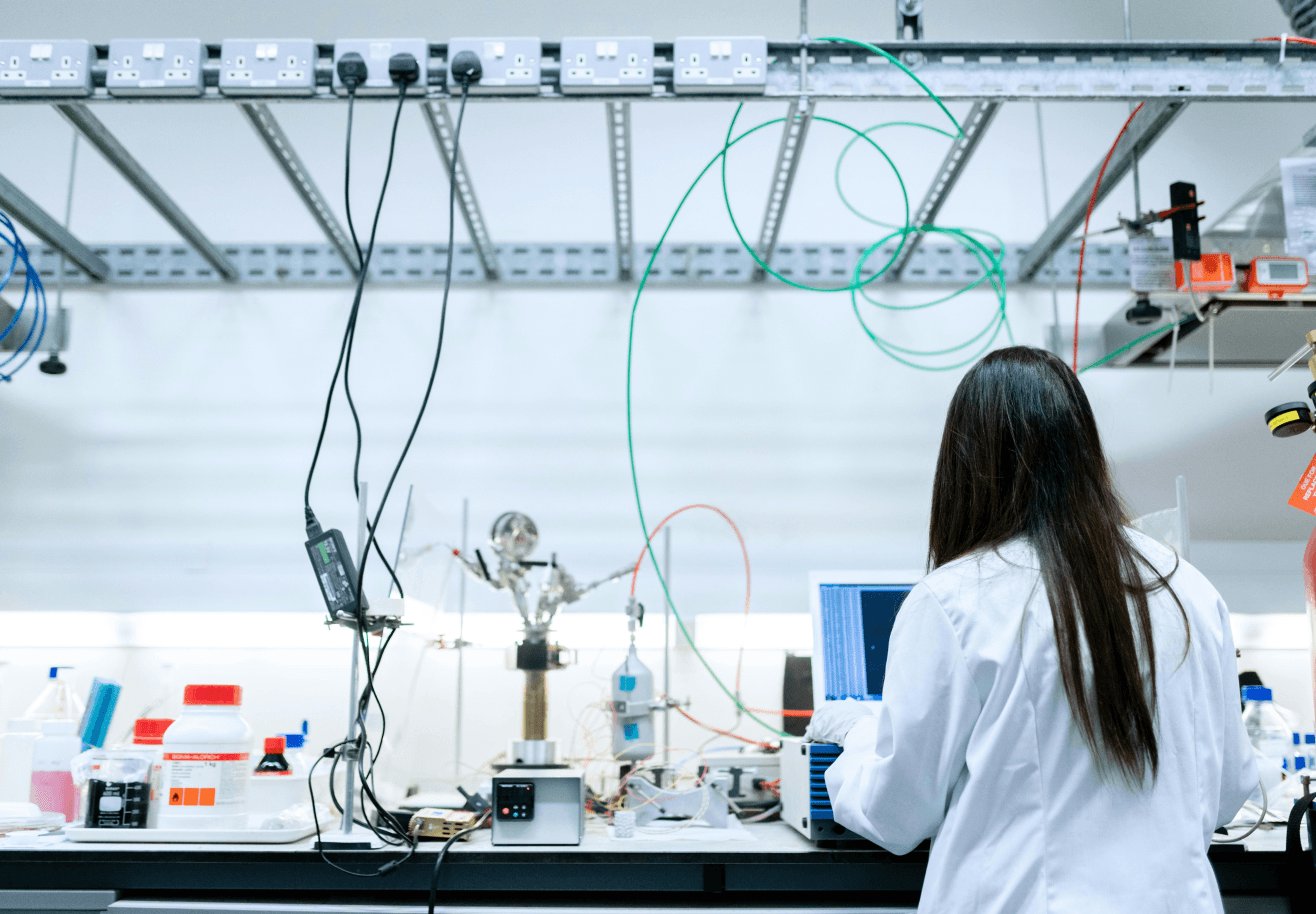 Woman in lab